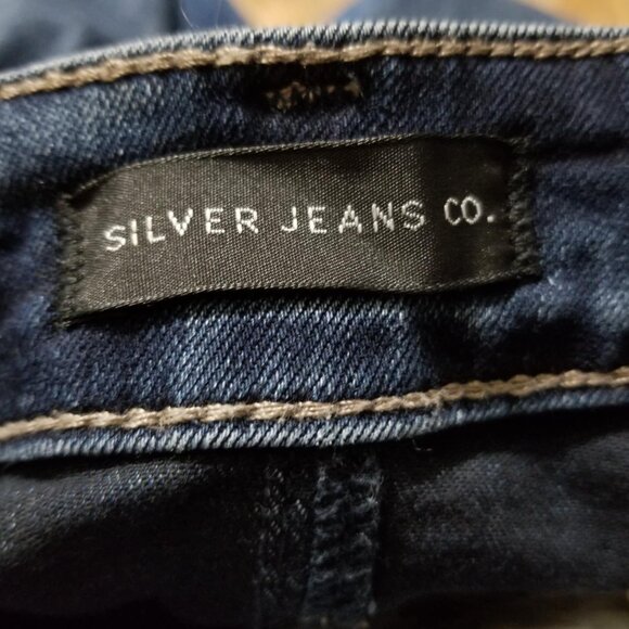 Silver Jeans Women's Denim Elyse Straight size 26 Factory Distressed Casual - Picture 5 of 11